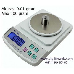 Portable Scale SFC - Akurasi 0.01 gram. Max 500 gram